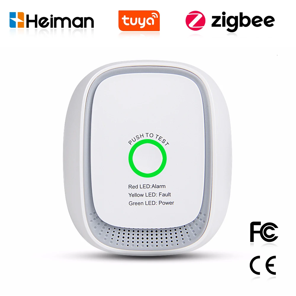 Smart Home Zigbee - HEIMAN Zigbee Tuya Brandbaar Gas Sensor