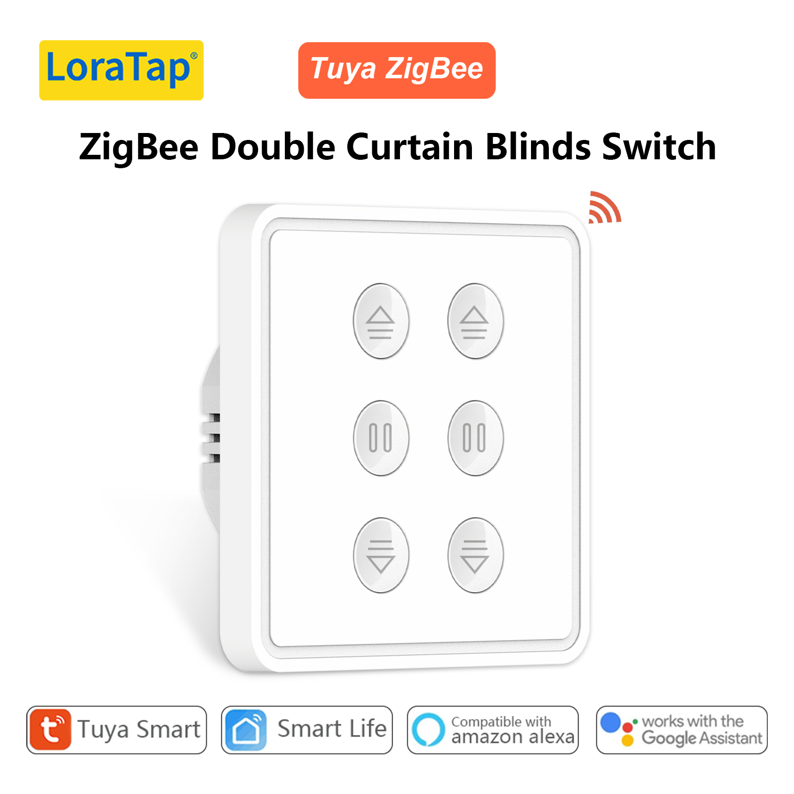 Smart Home Blinds - LoraTap Tuya Smart Life ZigBee dubbele