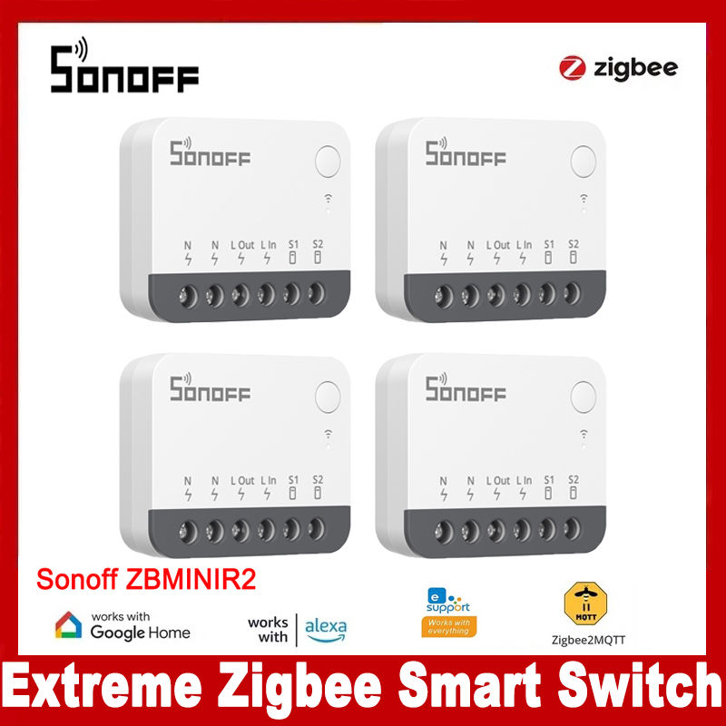 Smart Home Zentrale - SONOFF Extreme Zigbee Smart ZBMINIR2 Schakelaar