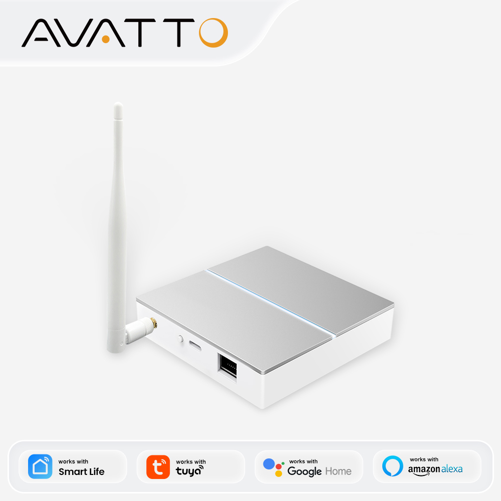 Smart Home Hub Ikea - AVATTO Tuya ZigBee Gateway met antenne