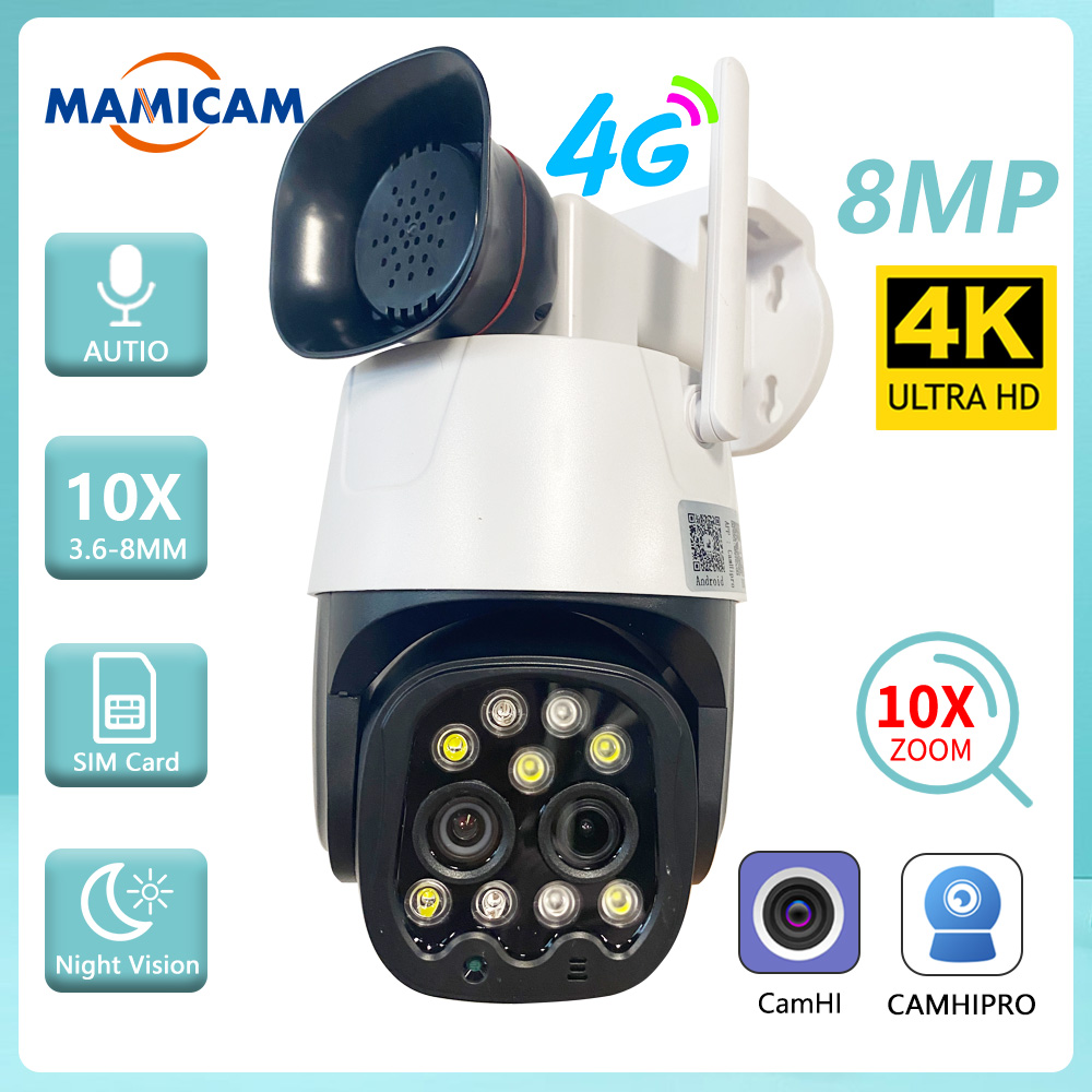 Smart Home Camera Ezviz - Ip Camera Wifi/4G Sim-kaart Outdoor Ptz