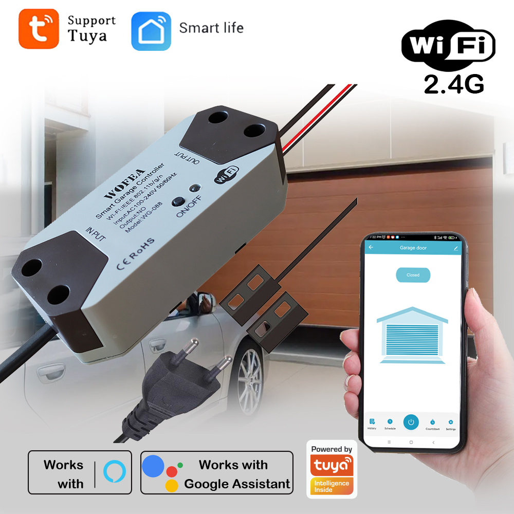 Smart Home Hub Ikea - Smart Garage Door Opener Controller, EU-stekker,