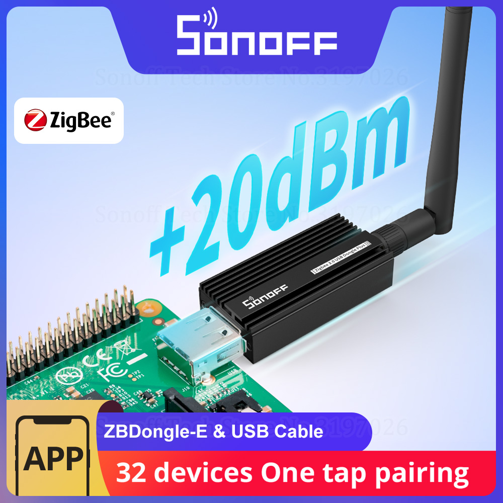 Smart Home Zentrale - SONOFF ZBDongle-E USB Dongle Plus ZigBee