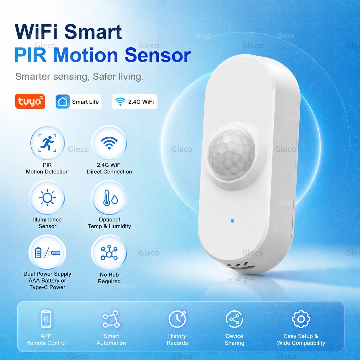 Wifi Thermostat - Tuya WiFi PIR Bewegingssensor Smart Home