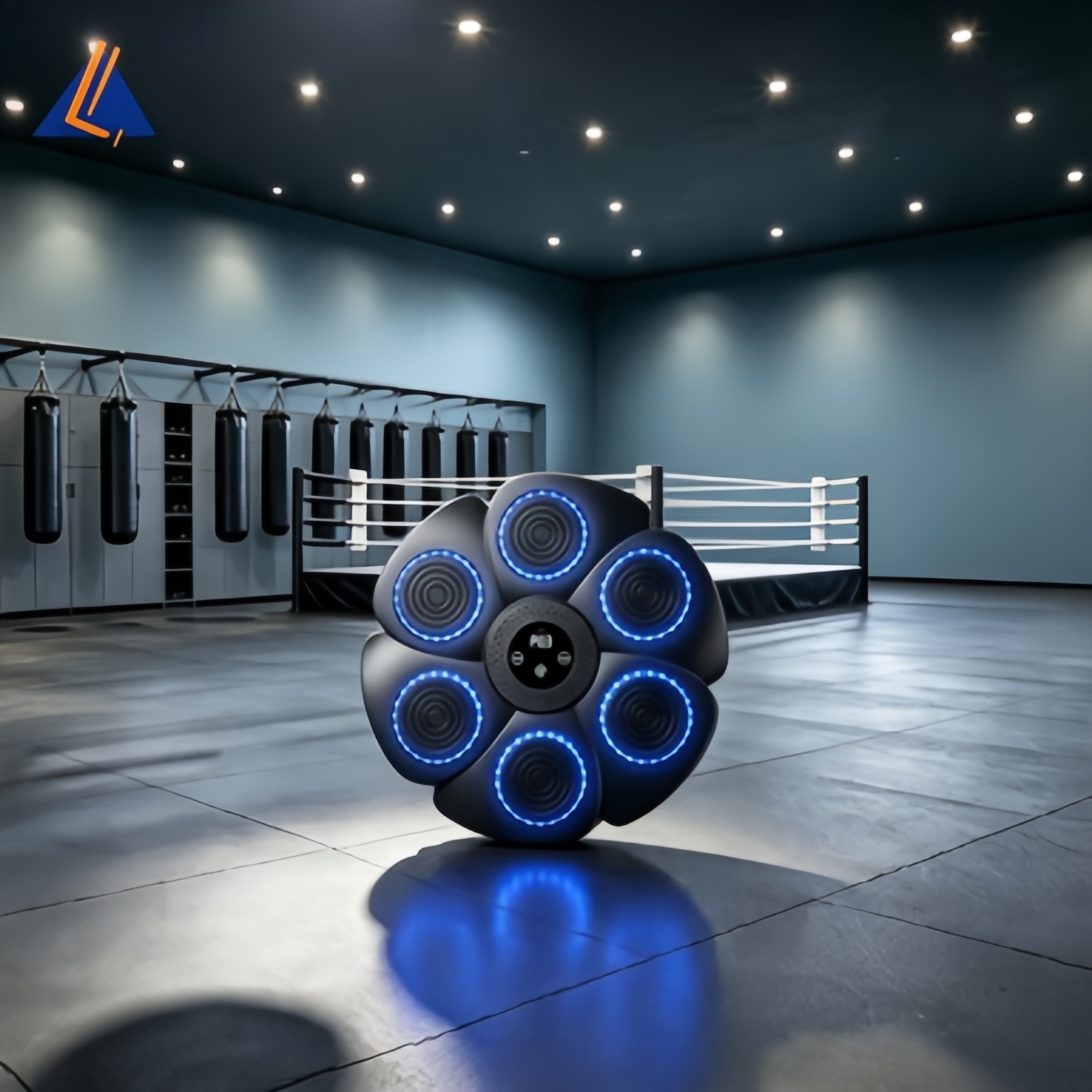 Smart Home Trainer - Slimme LED Muziek Bokstrainer Wandmontage Bokstarget