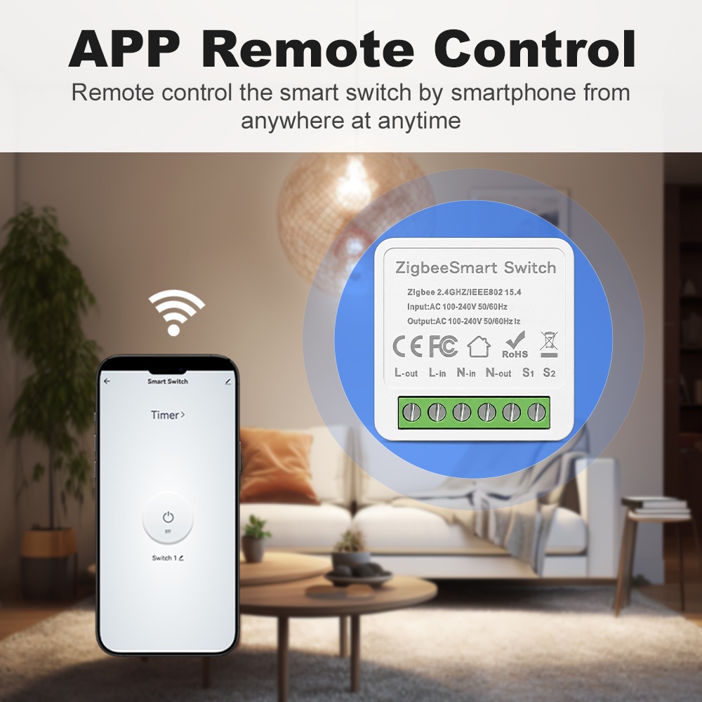 Manhot ZigBee 3.0 schakelmodul - Smart Home Zigbee recensie en prijs