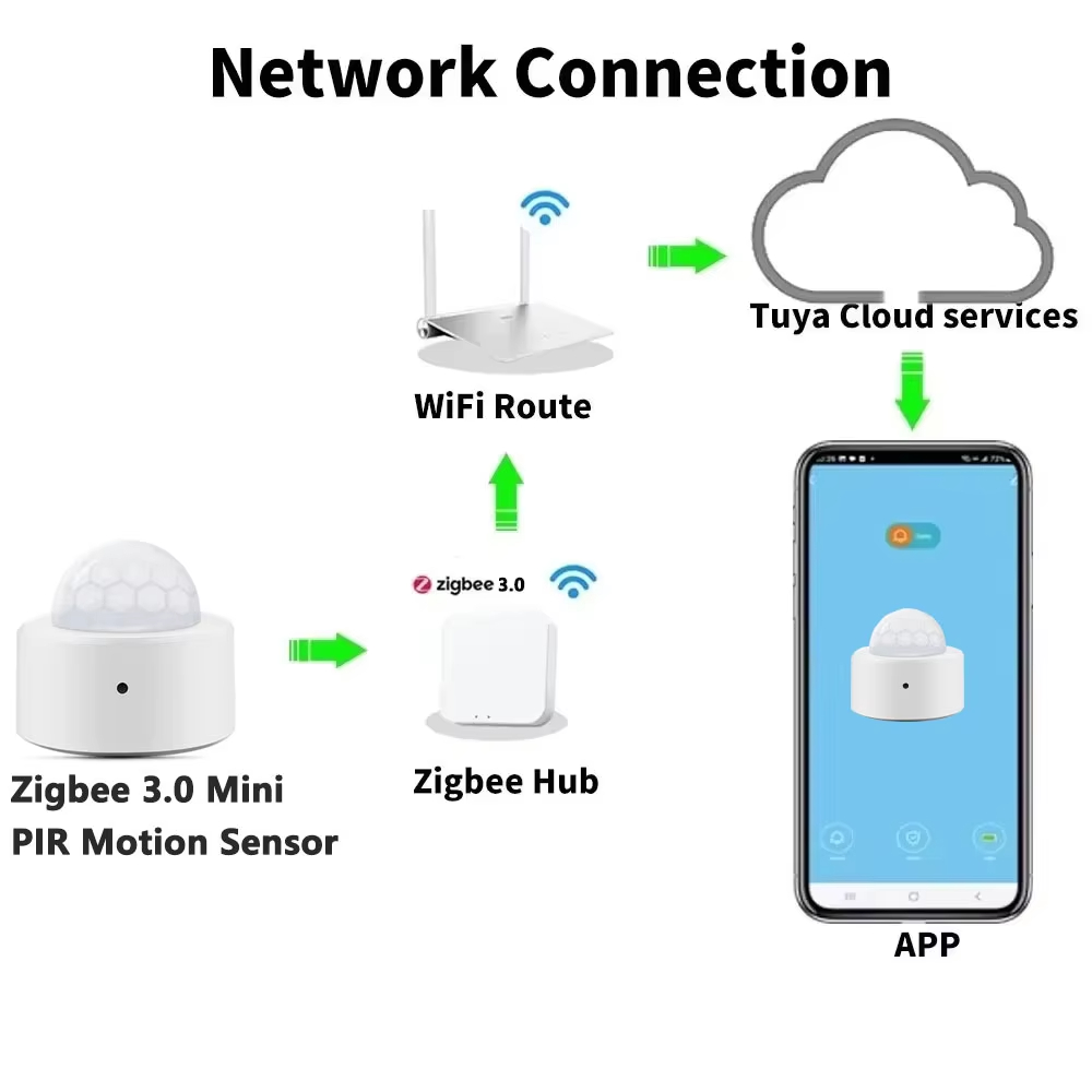 Zigbee Mini PIR Bewegingssenso - Zigbee Motion Sensor recensie en prijs