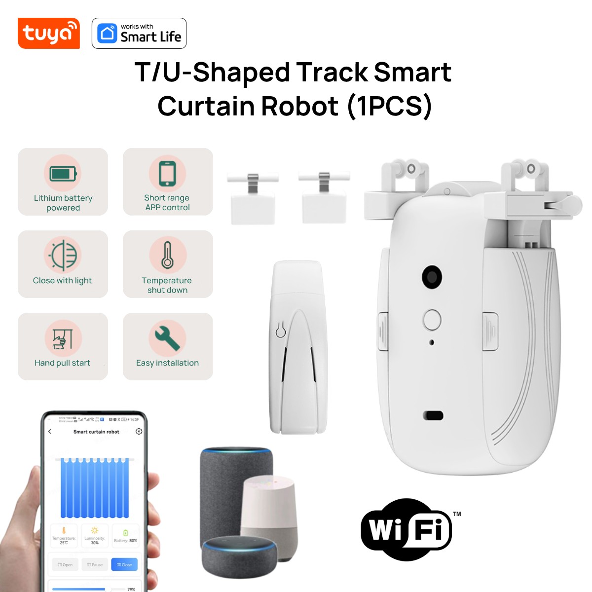 Tuya Smart WiFi-gordijnrobot ( - Smart Home Zentrale recensie en prijs