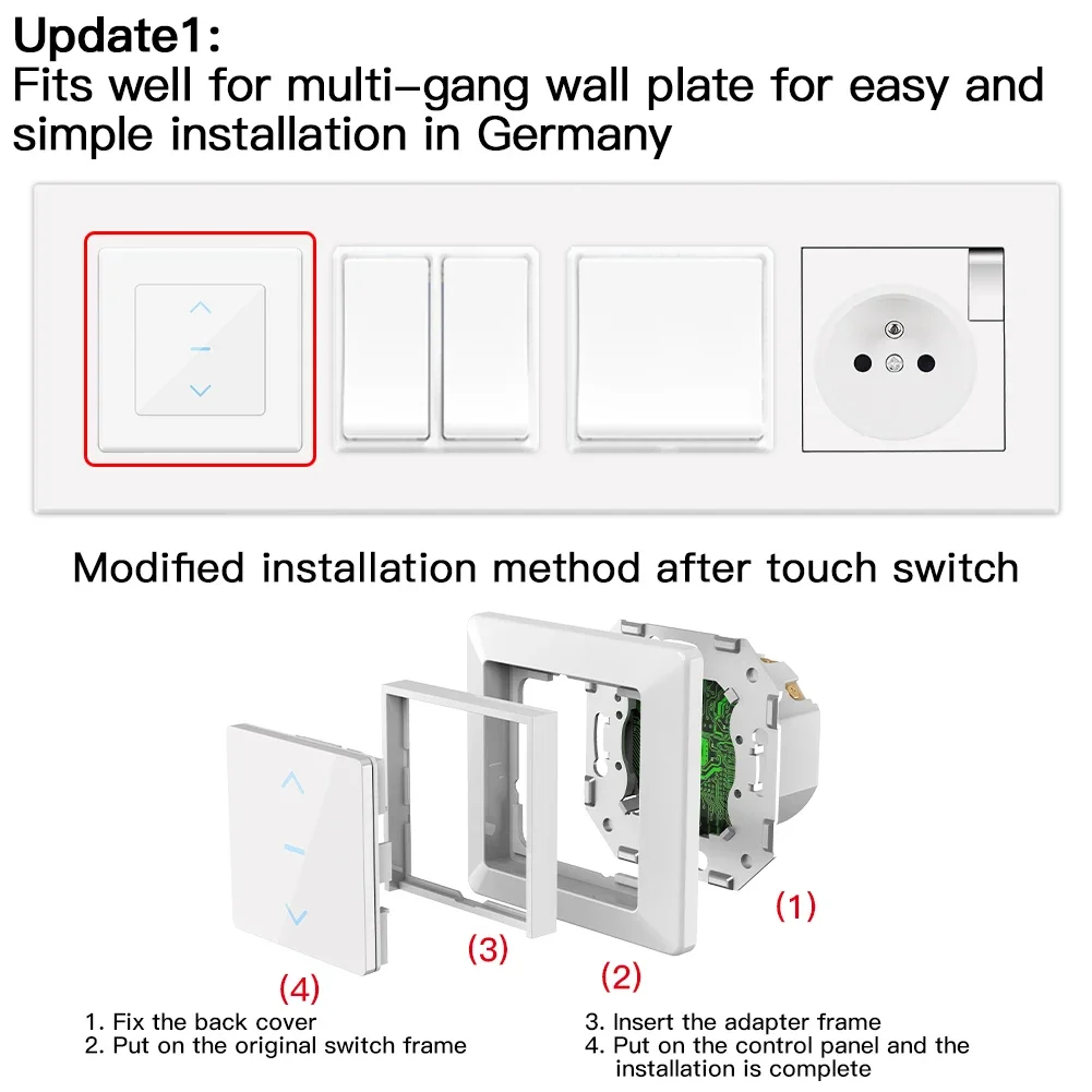 MOES Touch Design WiFi Smart G - Smart Home Blinds recensie en prijs