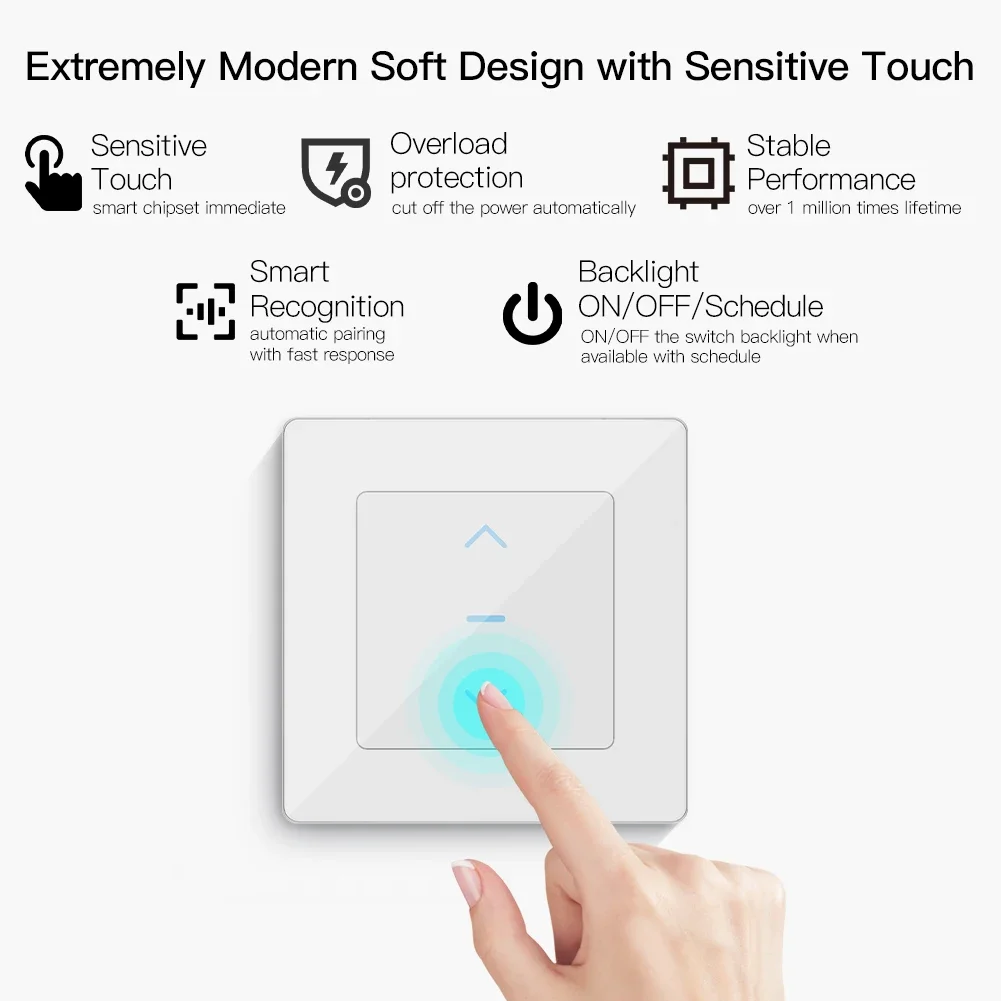 MOES Touch Design WiFi Smart G - Smart Home Blinds recensie en prijs