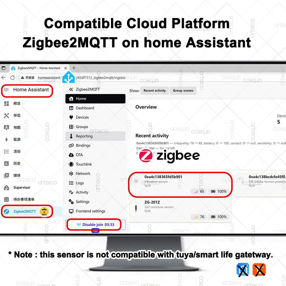 Smart ZigBee 3.0 Trillingssens - Zigbee Motion Sensor recensie en prijs