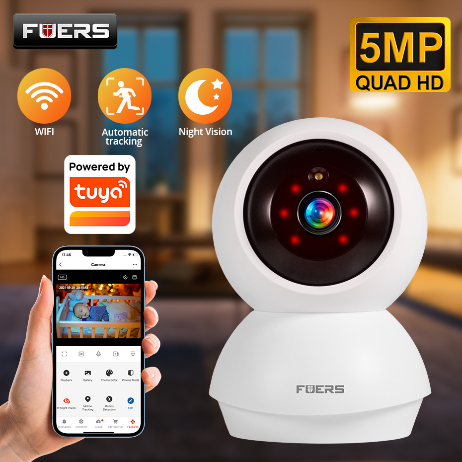 Fuers 5MP WiFi-camera voor bin - Smart Home Windows App recensie en prijs