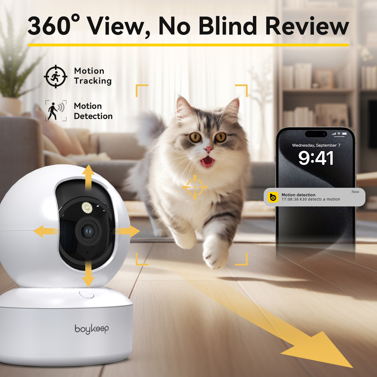Boykeep 2K hondencamera met te - Smart Home Camera Ezviz recensie en prijs