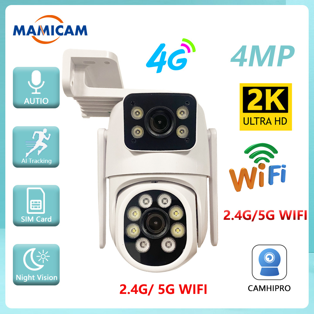 4MP WIFI IP Camera 3G 4G Sim-k - Smart Home Camera Ezviz recensie en prijs
