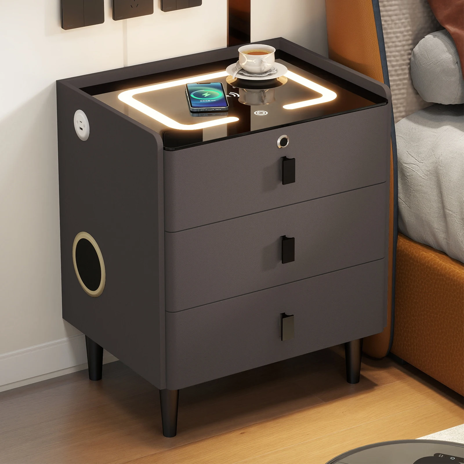 Modern zwart draadloos oplaadb - Smart Home Or Smart Home recensie en prijs