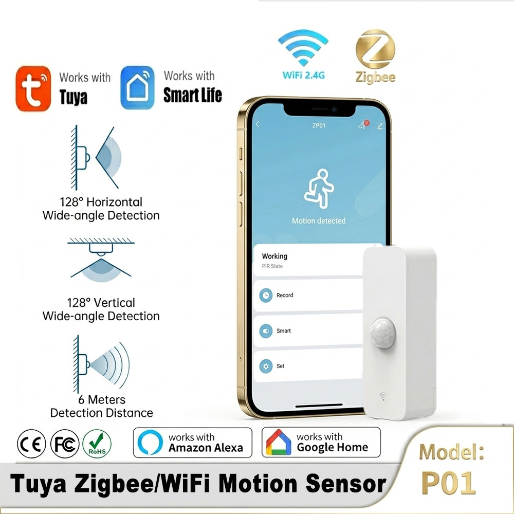 Slimme PIR-bewegingssensor WiF - Zigbee Motion Sensor recensie en prijs