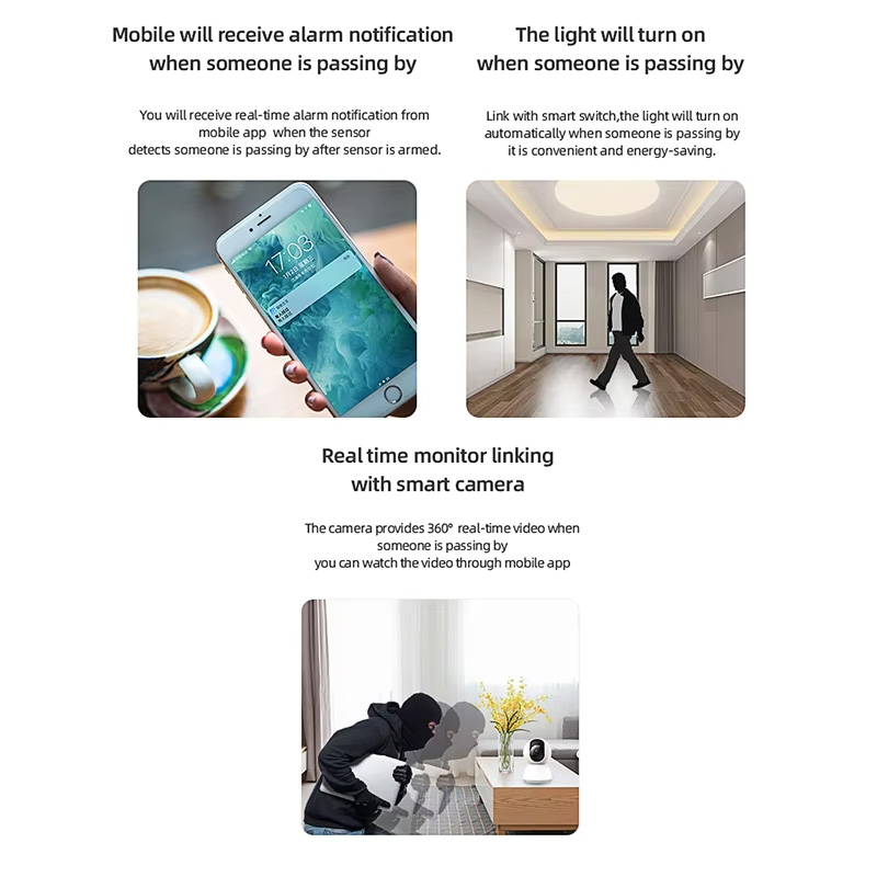 Slimme PIR-bewegingssensor WiF - Zigbee Motion Sensor recensie en prijs