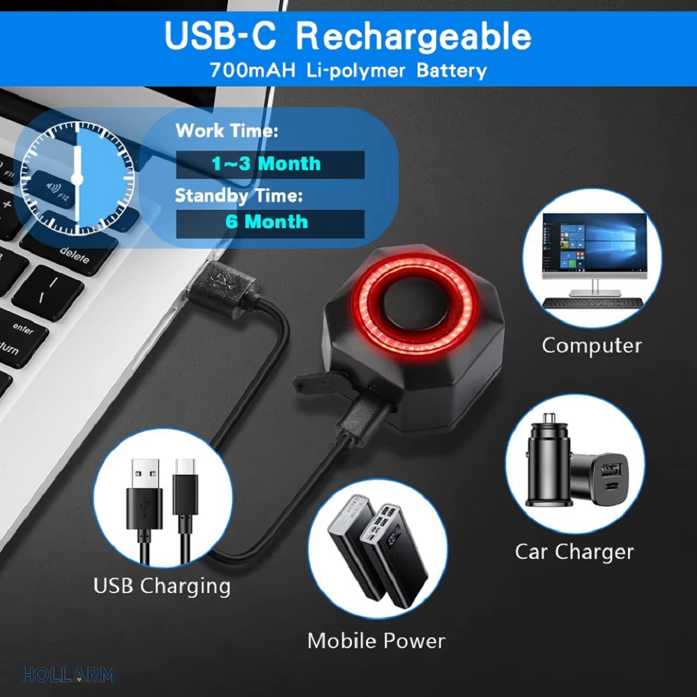 Hollarm Smart Bike Achterlicht - Smart Home Kits recensie en prijs