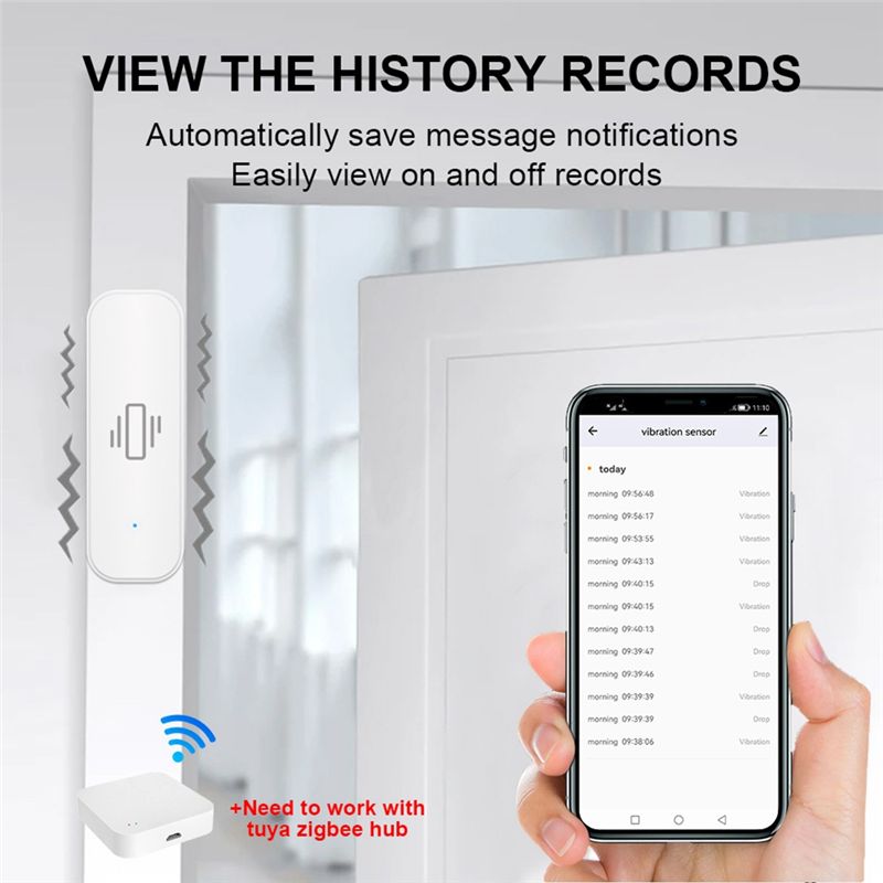 Tuya Smart Trillingssensor Zig - Zigbee Motion Sensor recensie en prijs