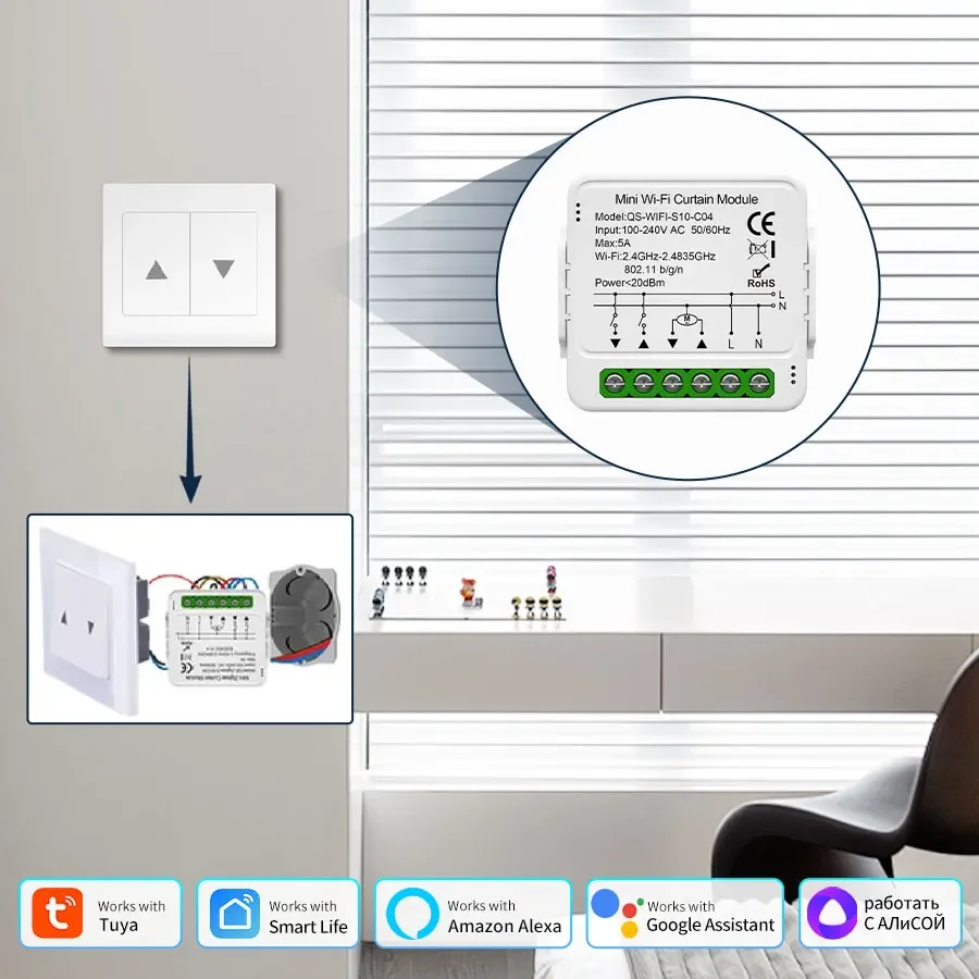 Tuya Smart ZigBee/WiFi Gordijn - Smart Home Blinds recensie en prijs