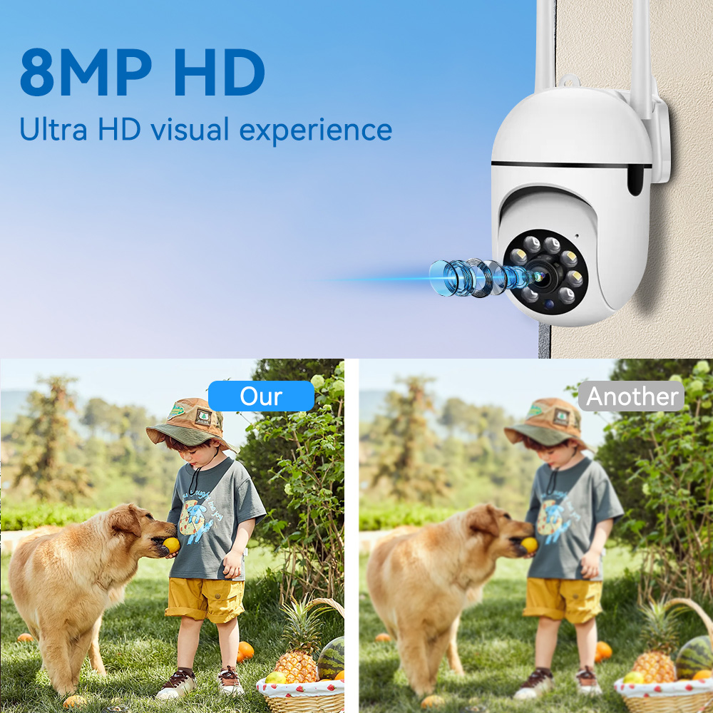 8MP 2.4G Wifi IP CCTV Camera K - Smart Home Windows App recensie en prijs