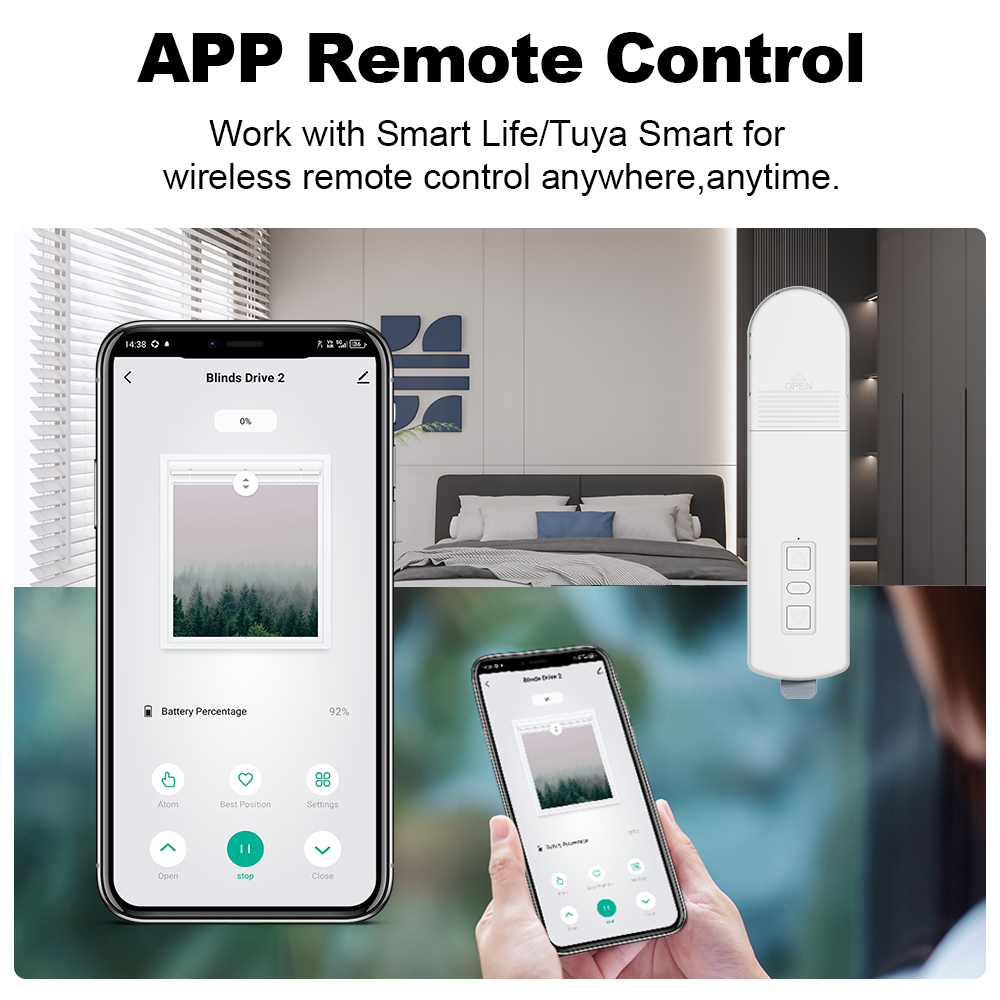 MANHOT WiFi/Zigbee slimme rolg - Smart Home Blinds recensie en prijs